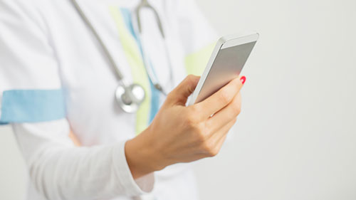 Is texting at work acceptable for nurses?